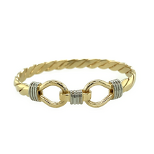 Load image into Gallery viewer, New 9ct Gold Twisted Baby Bangle
