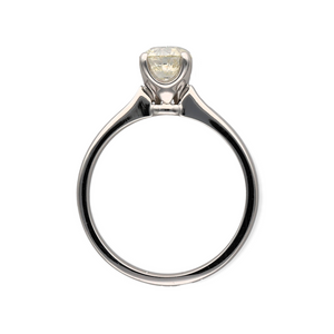 New 18ct White Gold & 90pt Brilliant Cut Diamond Solitaire Ring