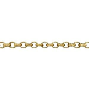 New 9ct Gold 9.25" Engraved Belcher Bracelet 24 grams