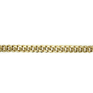 New 9ct Solid Gold 34" English Cuban Chain 184 grams