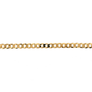 New 9ct Gold 22" Curb Chain 22 grams
