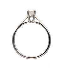 Load image into Gallery viewer, New 9ct White Gold &amp; 34pt Diamond Solitaire Ring
