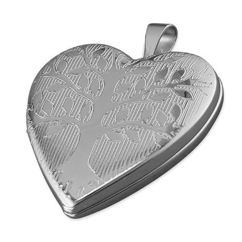 925 Silver Heart Tree Locket