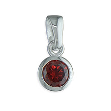 Load image into Gallery viewer, New 925 Silver January Birthstone Pendant 18&quot;/20&quot; Necklace
