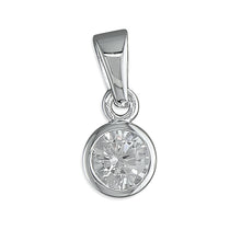 Load image into Gallery viewer, New 925 Silver April Birthstone Pendant 18&quot;/20&quot; Necklace
