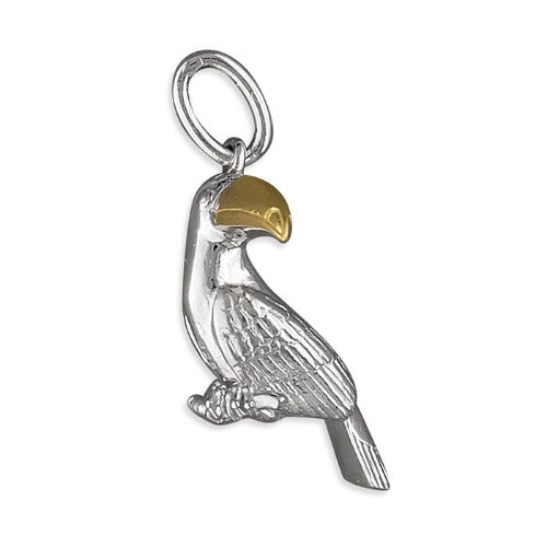 925 Silver Toucan Pendant