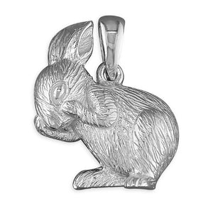 925 Silver Rabbit Pendant