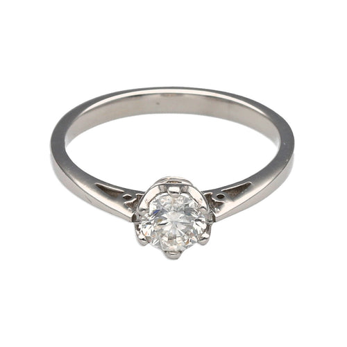 New 18ct White Gold & Diamond 51pt Solitaire Ring