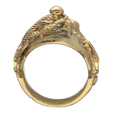 Load image into Gallery viewer, New 9ct Solid Gold Saddle Ring (W) 31 grams
