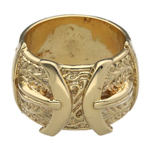 Load image into Gallery viewer, New 9ct Solid Gold Buckle Ring (W)
