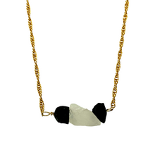 Load image into Gallery viewer, 9ct Gold Quartz &amp; Tourmaline 19&quot; Necklace
