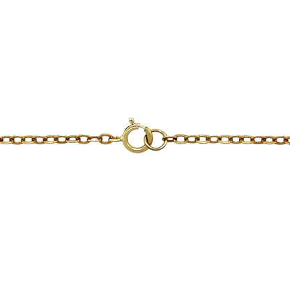 9ct Gold & Quartz 16" Necklace