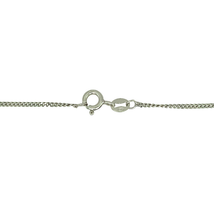 New 925 Silver January Birthstone Pendant 18"/20" Necklace