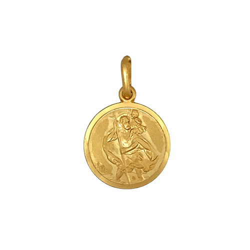 New 9ct Gold St Christopher Pendant