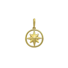 Load image into Gallery viewer, New 9ct Gold Star Circle Pendant
