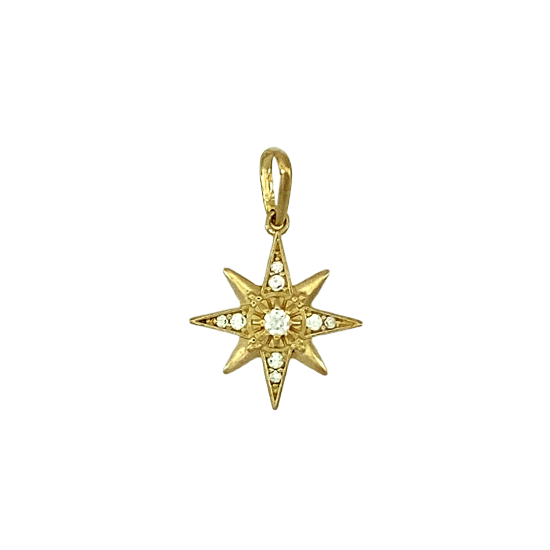Star outlet pendant gold