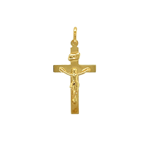 New 9ct Gold Crucifix Pendant