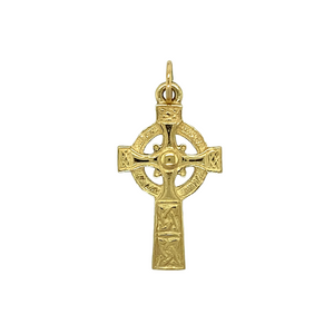 New 9ct Gold Celtic Cross Pendant