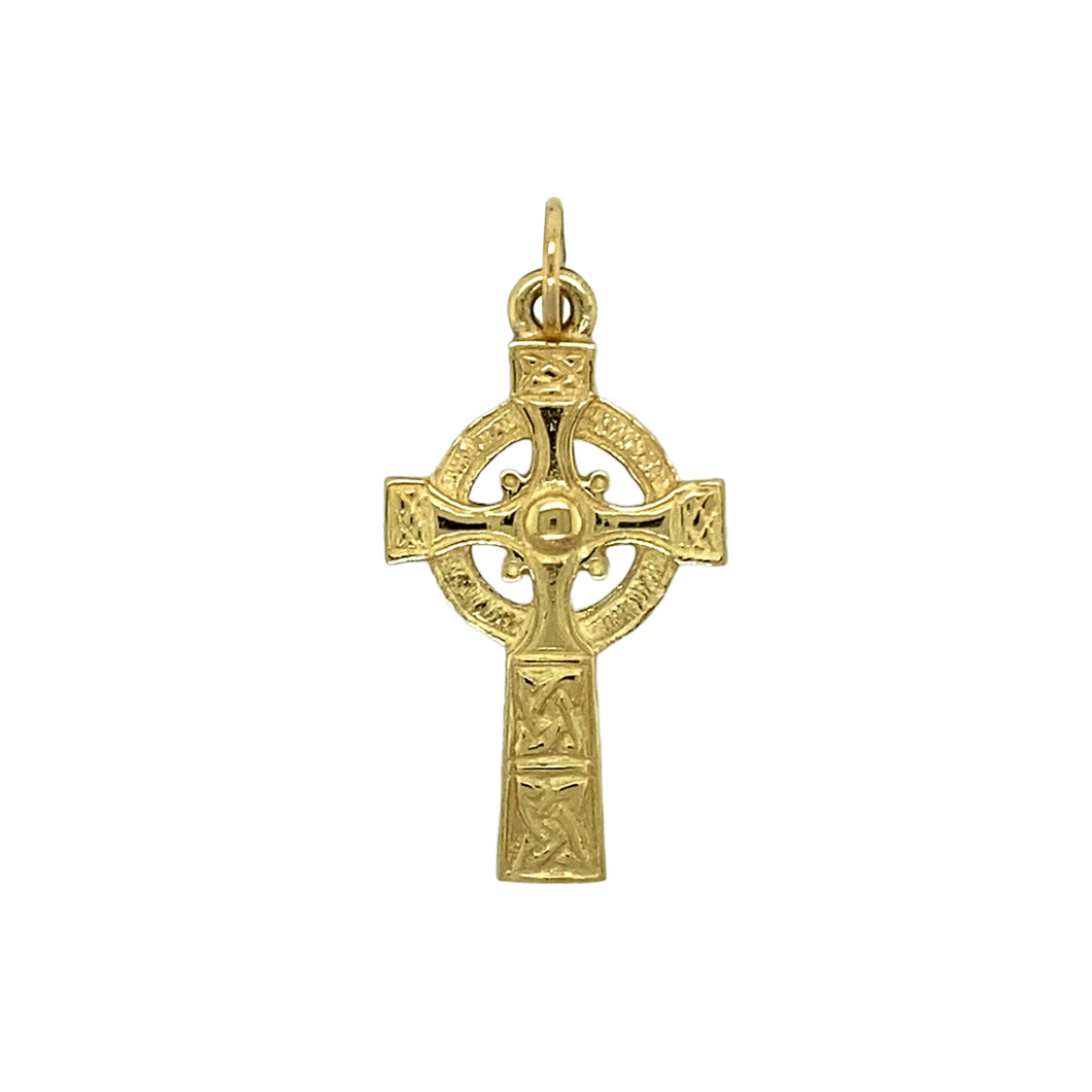 New 9ct Gold Celtic Cross Pendant