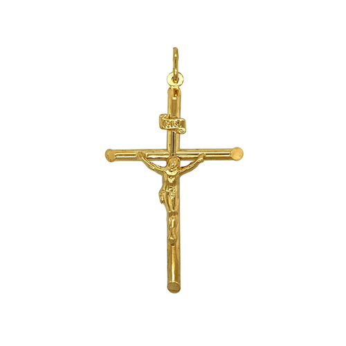 New 9ct Gold Crucifix Pendant