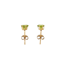 Load image into Gallery viewer, New 9ct Gold &amp; Peridot Stud Earrings
