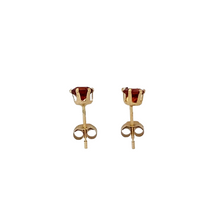 Load image into Gallery viewer, New 9ct Gold &amp; Garnet Stud Earrings
