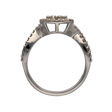 Load image into Gallery viewer, New 9ct White Gold &amp; Diamond Round Halo Ring
