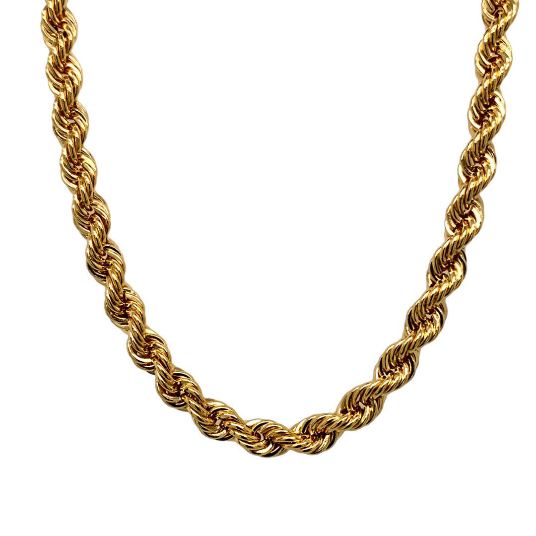 New 9ct Gold 28" Rope Chain Gold Reserves Jewellers