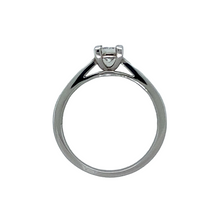Load image into Gallery viewer, 18ct White Princess Cut Diamond Solitaire Ring
