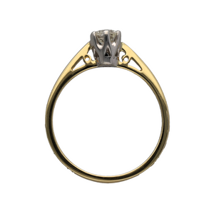 18ct Gold & 25pt Diamond Set Solitaire Ring
