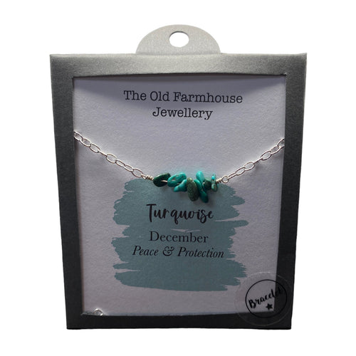 New 925 Silver & Turquoise Set December Birthstone 8