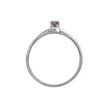 Load image into Gallery viewer, 18ct White Gold &amp; Diamond Set Twist Solitaire Ring
