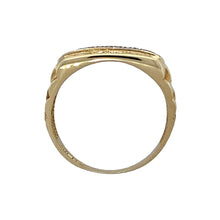 Load image into Gallery viewer, 9ct Gold &amp; Diamond Set Watch Style Ring
