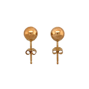 9ct Gold 5mm Ball Stud Earrings