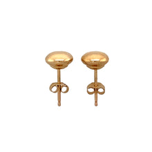 Load image into Gallery viewer, 9ct Gold Button Stud Earrings
