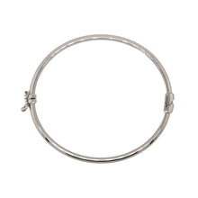 Load image into Gallery viewer, 925 Silver Plain Hinged Bangle
