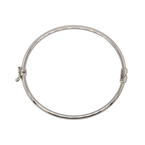 925 Silver Plain Hinged Bangle