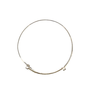 925 Silver D/C Kiss ID Expander Bangle