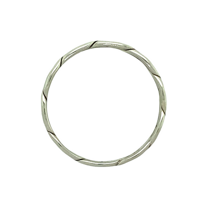 New 9ct White Gold 5mm Celtic Band Ring