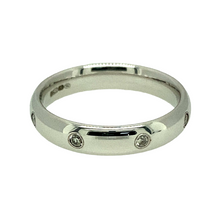 Load image into Gallery viewer, New 9ct White Gold &amp; Diamond Band Ring in size U with the weight 6.70 grams. The band is 5mm wide

