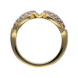 New 9ct Gold & Cubic Zirconia Boxing Glove Ring