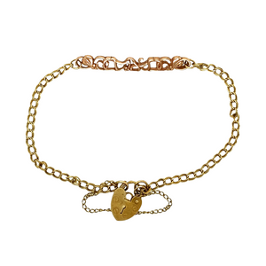 9ct Gold Clogau 7.5" Cariad Charm Bracelet