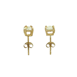 9ct Gold & 5mm Cubic Zirconia Stud Earrings