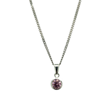 Load image into Gallery viewer, New 925 Silver October Birthstone Pendant 18&quot;/20&quot; Necklace

