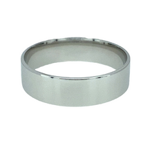 Load image into Gallery viewer, Preowned 18ct White Gold 7mm Wedding Band Ring in size Z+4 and the weight 7.70 grams
