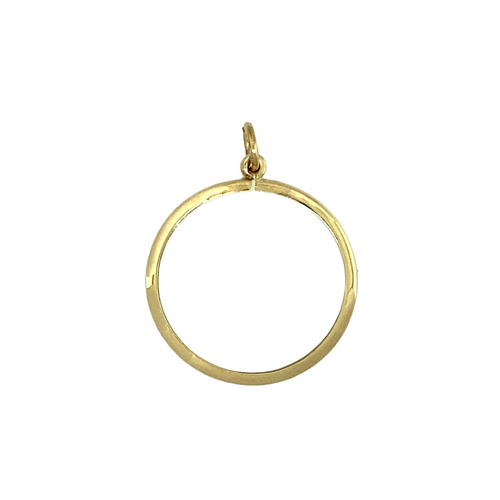 New 9ct Gold Half Sovereign Mount Pendant