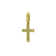 Load image into Gallery viewer, New 9ct Gold Small Plain Cross Pendant
