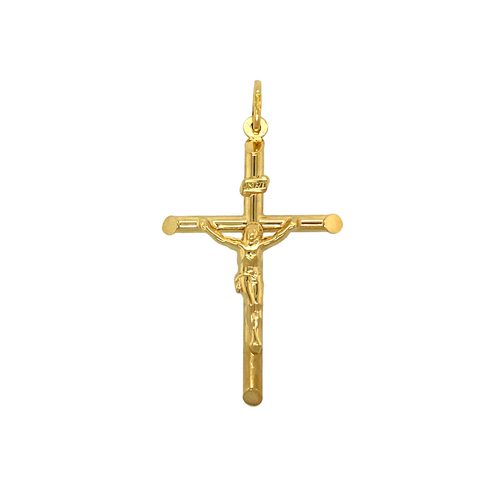 New 9ct Gold Crucifix Pendant