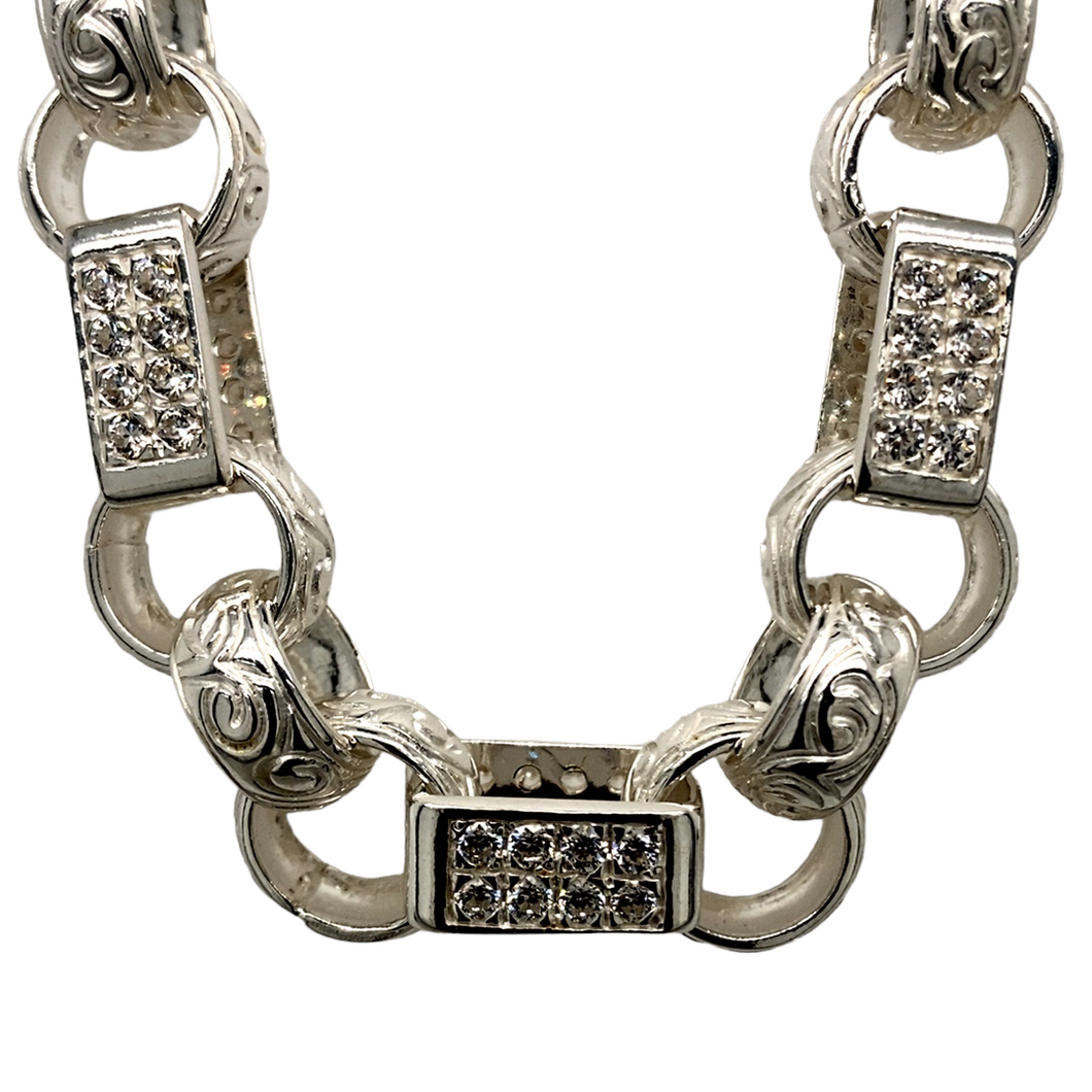 New 925 Silver & Cubic Zirconia 30