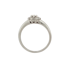 Load image into Gallery viewer, 9ct White Gold &amp; Diamond Halo Cluster Ring

